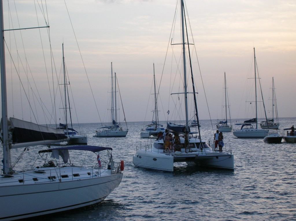 Catamarans in the Caribbean