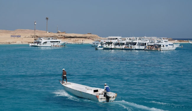 Yachts in Paridise Island
