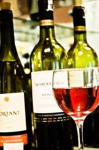 Bottles of wine
