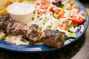 Greek Lamb on a plate