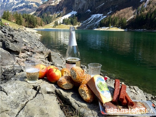Food near the rever