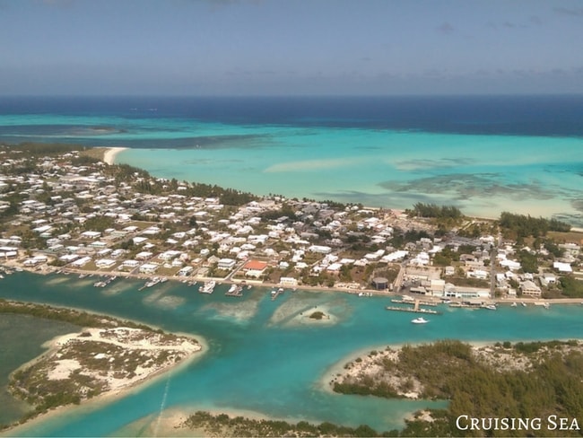 View on the islands of Abacos