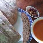 Bread with soup
