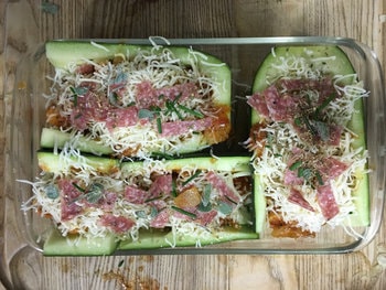 ZUCCHINI PIZZA BOATS for boating