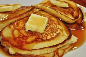 Flutty pancakes snack for boating