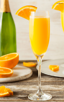 Mimosa boat drink
