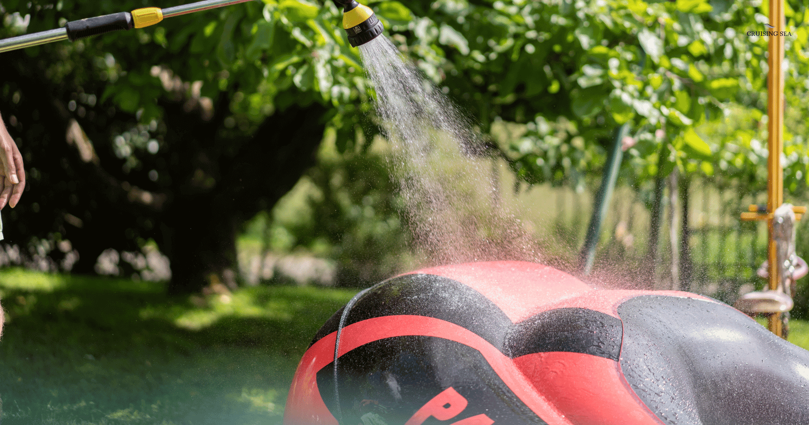 How to clean an inflatable boat