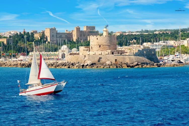 Sailing in Rhodes