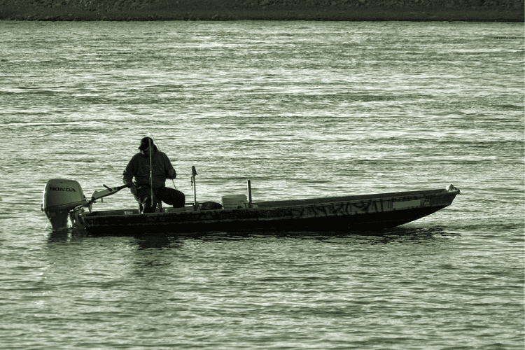 Skiff type of small boat 